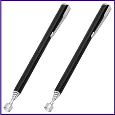 2Pcs Magnetic Telescoping Pick-Up Tool with Pocket Clip 3 Lb Extendable Magnetic