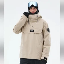 DOPE Blizzard Snowboard Jacket Men Sand NWT SIZE L