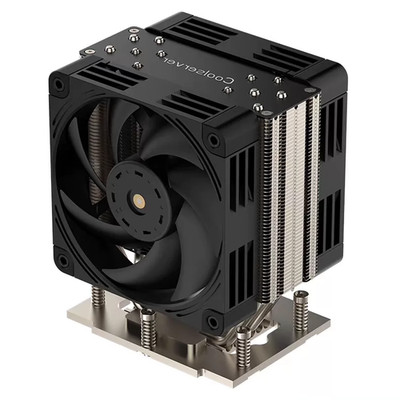 CoolServer AMD SP5 4U Tower CPU Cooler Dual Fan 6 Heatpipes Silent