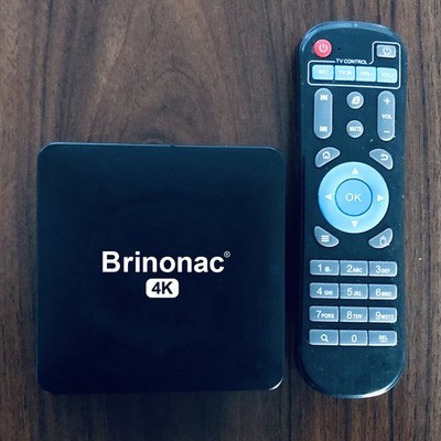 Brinonac 4K Smart TV Set-Top Box, Multi-Port Media Streaming Box 
