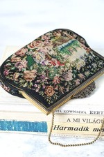  Rare  Antique  Made in Austria Micro Petit Point Bag