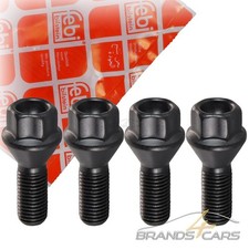 4x RADBOLZEN M12 x 1,5 x 26 MM KEGELBUND SW17 RADSCHRAUBEN KEGELSCHRAUBE