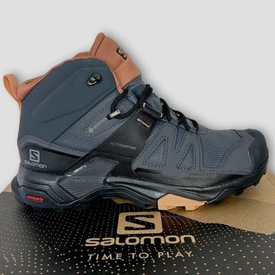 NEW Salomon X Ultra 4 Mid GTX Gore Tex Womens 9 (EU 41.33) Hiking Boots Grey