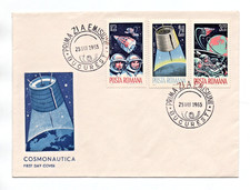FDC Romania, Romania, 1965 Space Travel, Mi 2427-2429 Complete Set