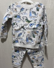 Garanimals 2 Piece Boys Dinasour Sweat Suit Size 18 M