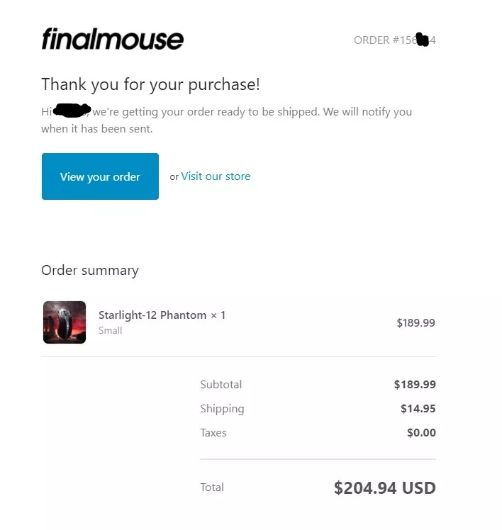 Starlight-12 Phantom Small Finalmouse
