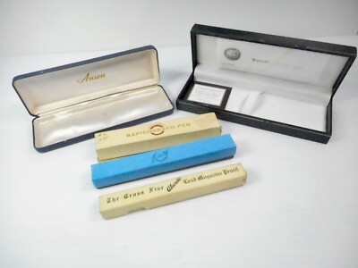 VINTAGE LOT OF 5 EMPTY PEN CASES/ BOXES - EMPTY CASES