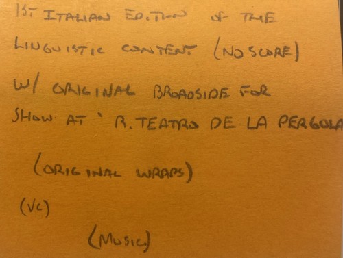 1893 Manon Lescaut Dramma Lirico In Quattro Atti Opera In Four Acts + Broadside! - Picture 12 of 12