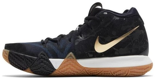 NIKE Kyrie 4 Pitch Blue Gold Basketball Shoes Size 8.5 Nike Kyrie 4 Basketball Shoes Pitch Blue Metallic Gold Mens  main image 4