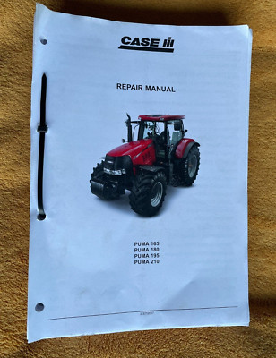 Case IH Puma 165 180 195 210 Traktor Reparaturanleitung 87628095 2 3.7.2007