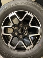 Ford Bronco 21 22 23 95213 Aluminum Oem Wheel Rim 18 X 7.5 Cnc Black W Tire