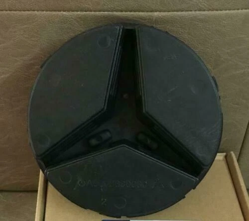 Para Mercedes Benz A W176 C W205 E W212 Insignia Twist Star Emblema Negro 2012-2018 Foto 2 de 4