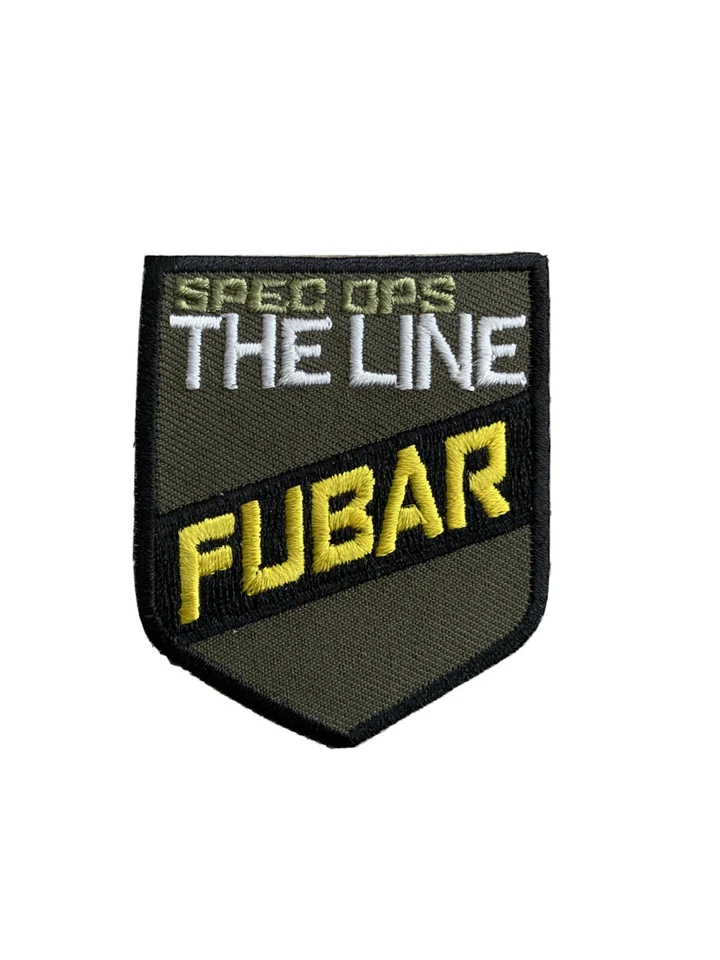 Rare Patch Spec Ops The Line FUBAR 2.5" Embroidered Promotional VIDEO GAME PROMO - Image 2 of 4