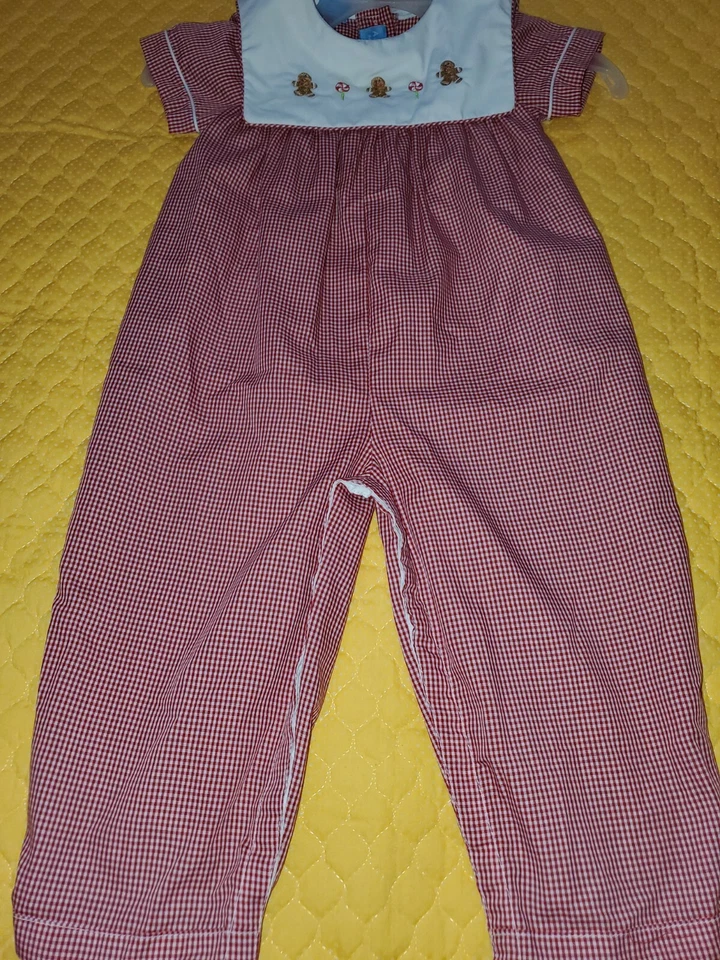 Jersey Anavini Unisex Infantil Navidad 24 Meses Rojo y Blanco Cuadros Foto 2 de 4