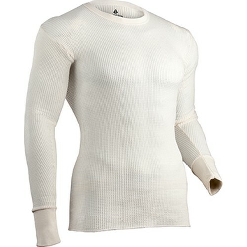 mens white long sleeve thermal top