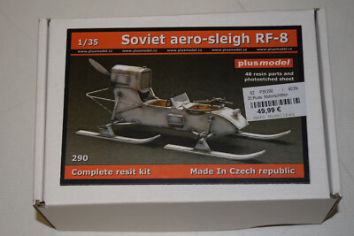 Plus Model 290 Soviet aero-sleigh RF-8 resin kit 1:35 NEU mit OVP