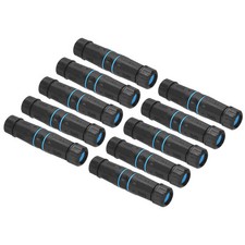 Waterproof RJ45 Coupler, Dual Head IP68 Ethernet LAN Cable Connector, Pack of 10