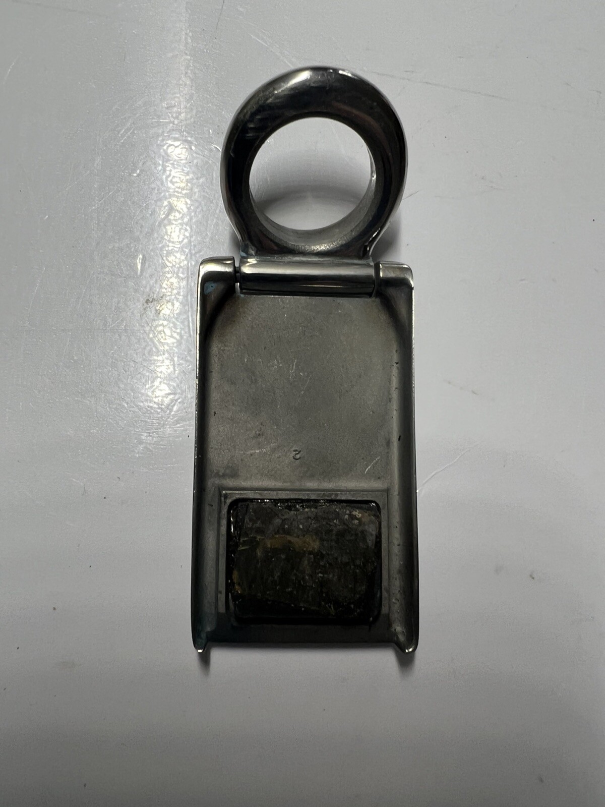 Rolls Royce hinged trunk lock cover concealer silver spur spirit