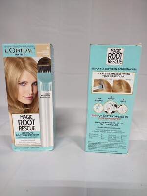 2 L'Oreal Paris Magic Root Rescue 10 Minute Coloring Kit 8 Medium Blonde
