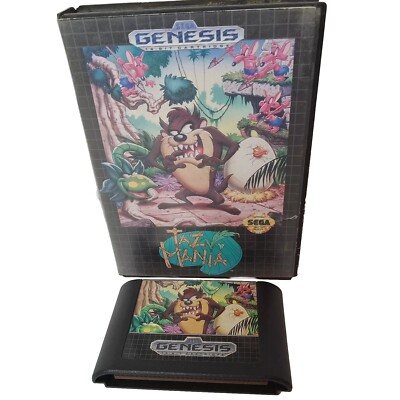 Taz-Mania 1992 Sega Genesis AUTHENTIC Original Vintage Retro Video Game Taz