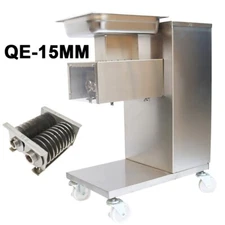 QE 15mm Commercial Meat Cutting Machine Slicer Shredder Meat Cutter 500kg/h 550W