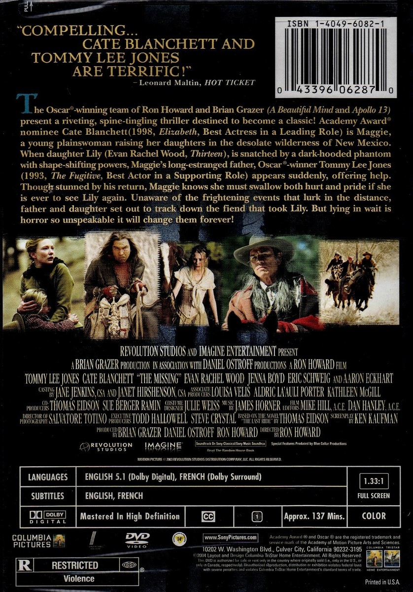 (未使用･未開封品)Among the Missing [DVD] The Missing (DVD, Tommy Lee Jones Cate Blanchett Ron Howard