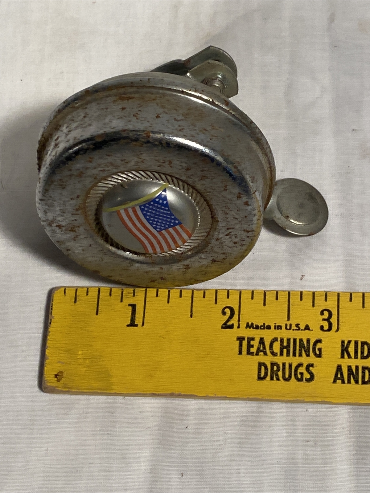 American Flag Bicycle Bell Vintage Schwinn Cruiser Beachtank Bike Horn Handlebar