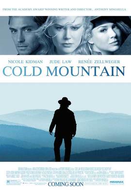 COLD MOUNTAIN Movie POSTER 27x40 F Jude Law Nicole Kidman Renee