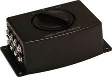 E-Audio 2 Way Stereo Speaker Switch - Speaker Selector Switch Box