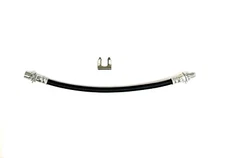 Universal Rear Rubber Brake Hose, 13.75" Long w/ Clip