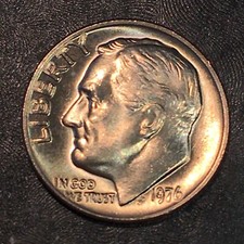 1976 Roosevelt Dime - Superb Uncirculated - Exact Coin Shown #Q318