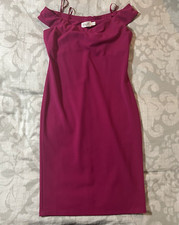 NWT ELIZA J Magenta OFF THE SHOULDER SHEATH DRESS - SIZE 8