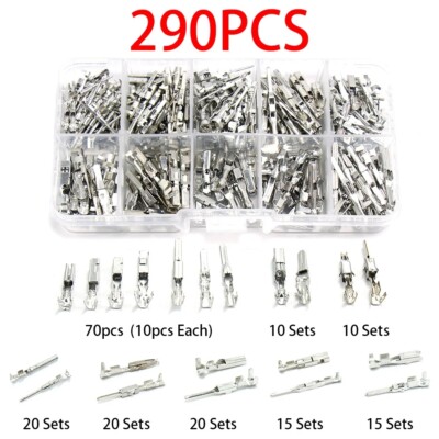 Lumonic Flachsteckverbinder Set – 150 Teile, 0,5-6,0 Mm², 6,3x0,8 Mm, Für KFZ & Elektro