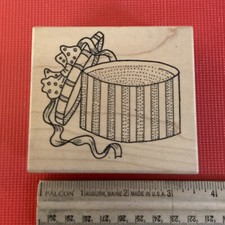 M5, Great Impressions Rubber Stamps, Pretty Hat Box