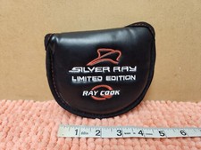 Ray Cook Silver Ray "Limited Edition" Mallet Putter HeadCover Red Stitching NEW