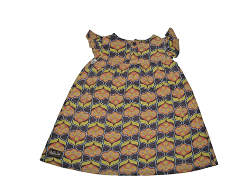 Matilda Jane 10 You and Me Kitten Pearl Dress Persnickety Yellow Mae Shorts - Picture 4 of 6