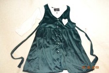 VINTAGE X-TRAORDINARY VELVETY TWO-PIECE DRESS GIRLS SIZE 6X