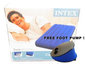 Intex twin downy bed