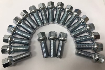 ALLOY WHEEL BOLTS M14X1.5 X 20 RADIUS BIMECC 30mm THREAD FOR MERCEDES E CLASS