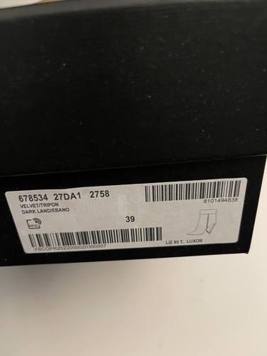NUEVO EN CAJA Botas Saint Laurent Niki Monograma Gamuza Marrón 39/8.5 $1350 - Imagen 7 de 7