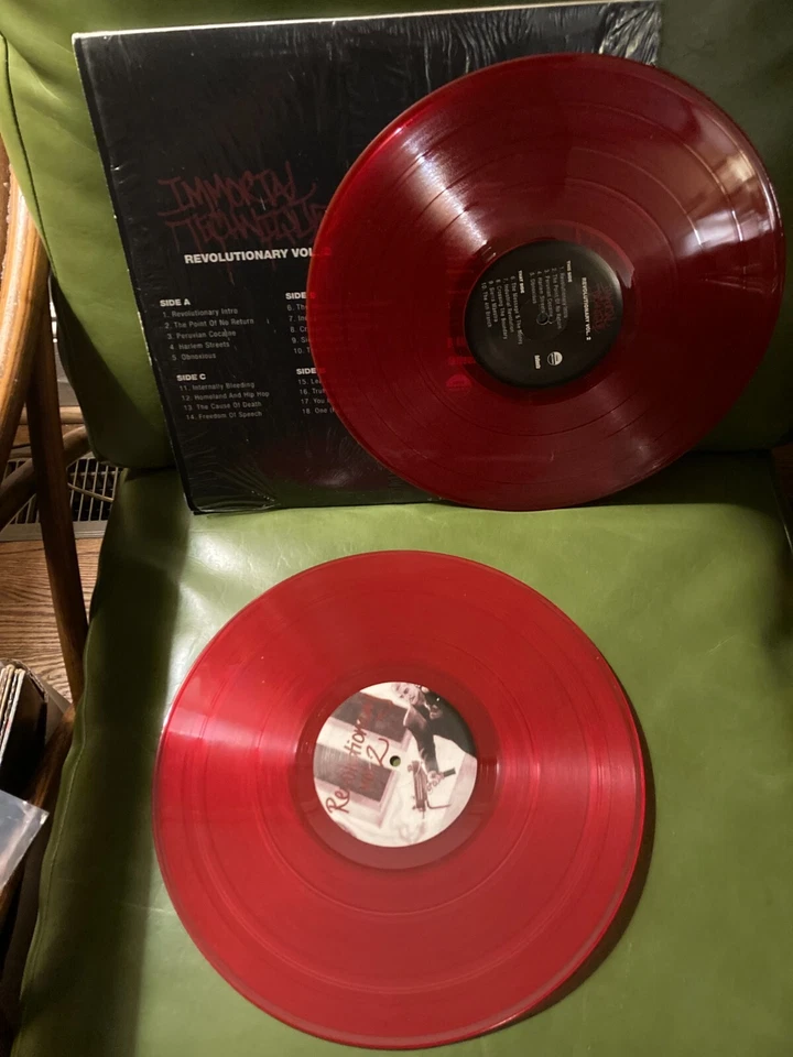 Immortal Technique – Revolutionary Vol. 2 LP Red Vinyl 2014 Viper, In Shrink VG+ - Image 2 of 3