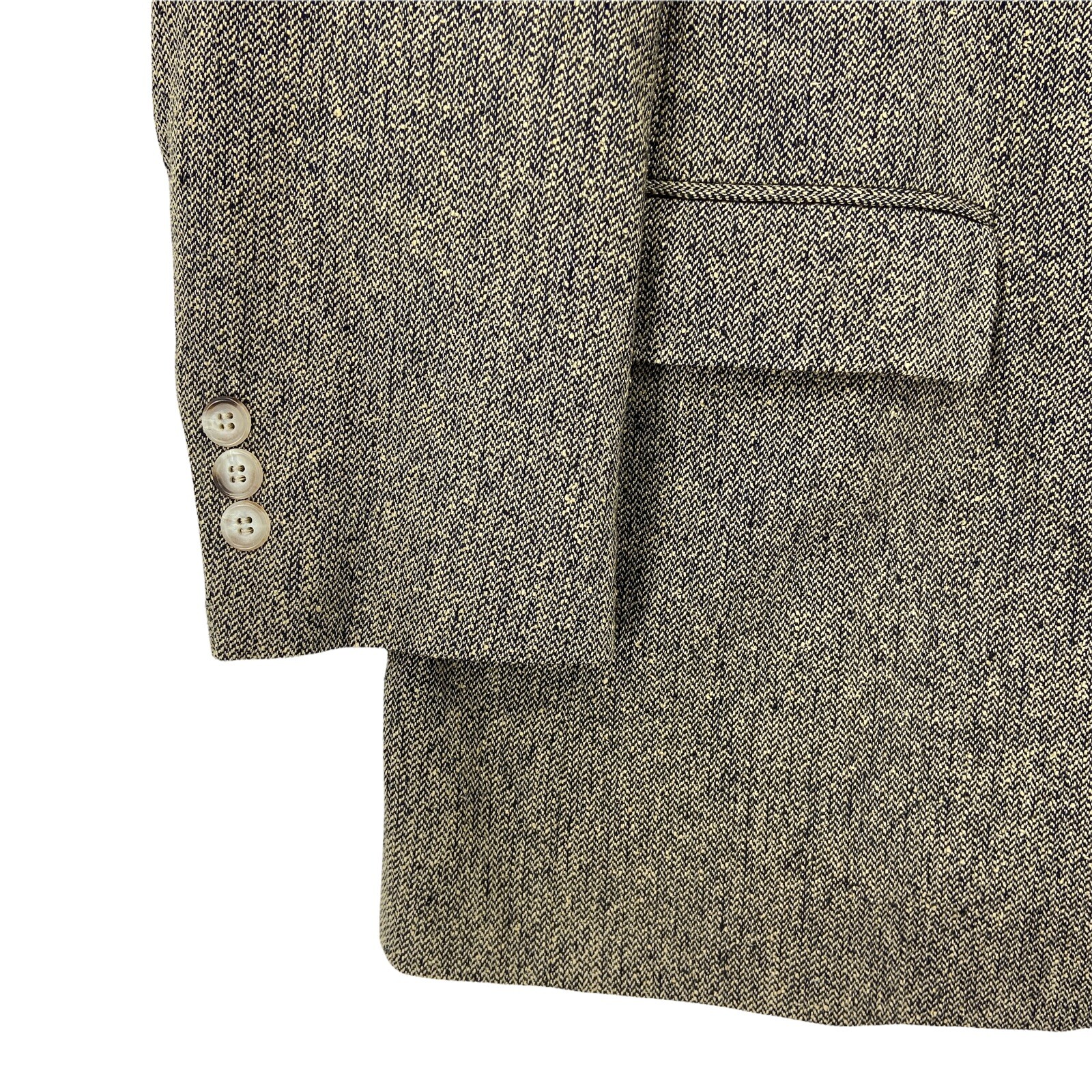 DILLARDS RACQUET CLUB Suit Jacket Large Brown Tweed … Gem