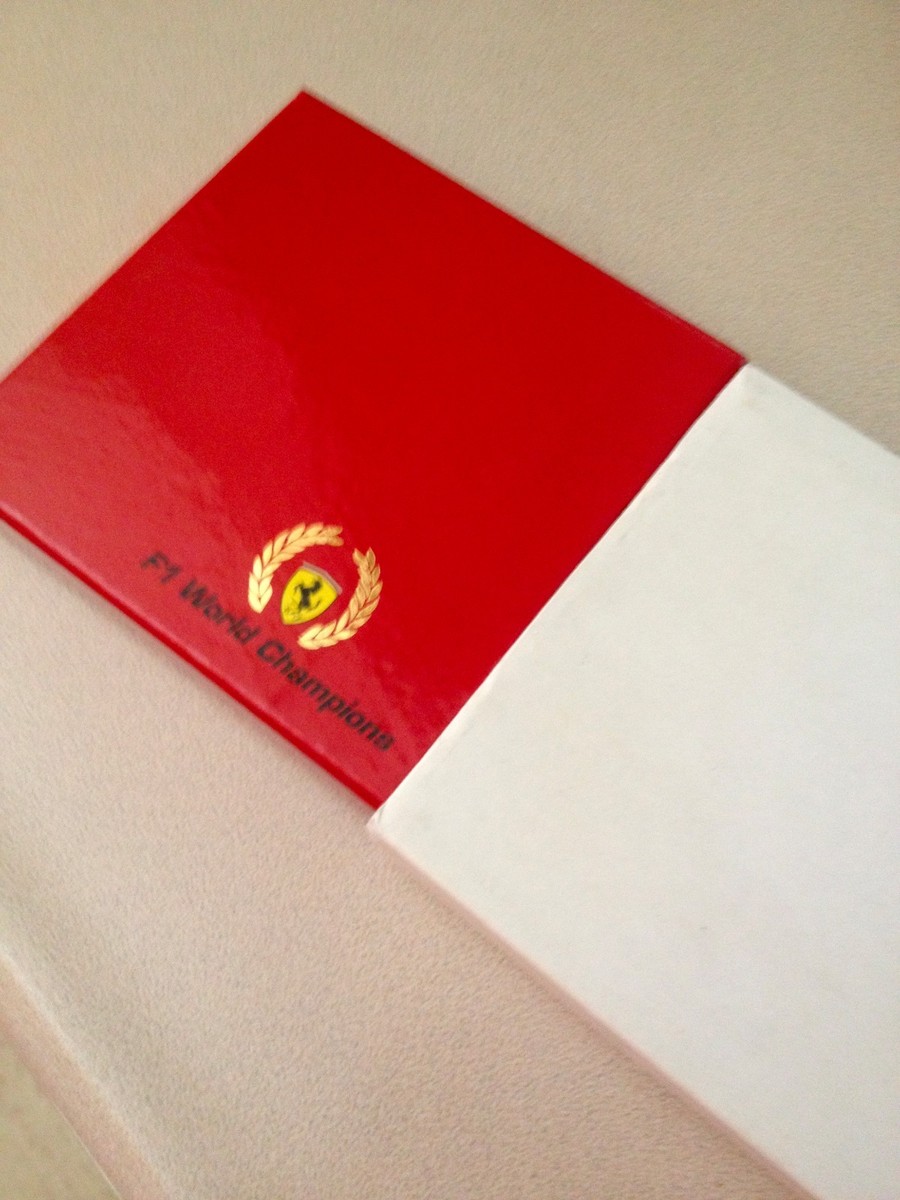 筆記具 ferrari official licensed product 2002 vintage Ferrari 2002 diary book, pen set and other