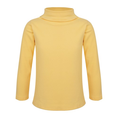 Kids Boys Girls Thermal Tops Solid Long Sleeves Turtleneck Baselayer Shirts - Picture 76 of 118