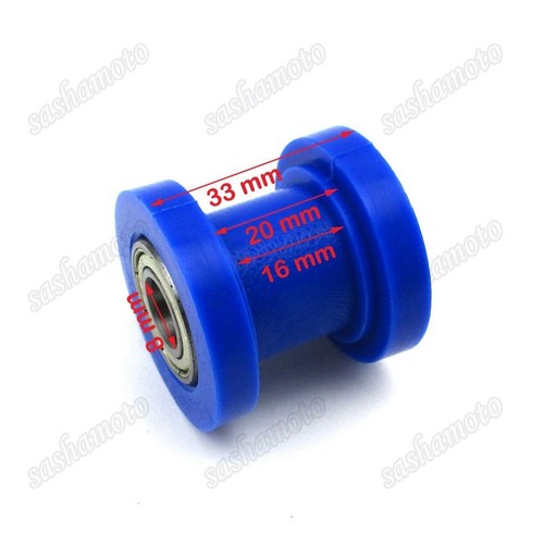 8mm Blue Chain Roller Pulley Tensioner For CRF50 SSR Thumpstar Pit Dirt