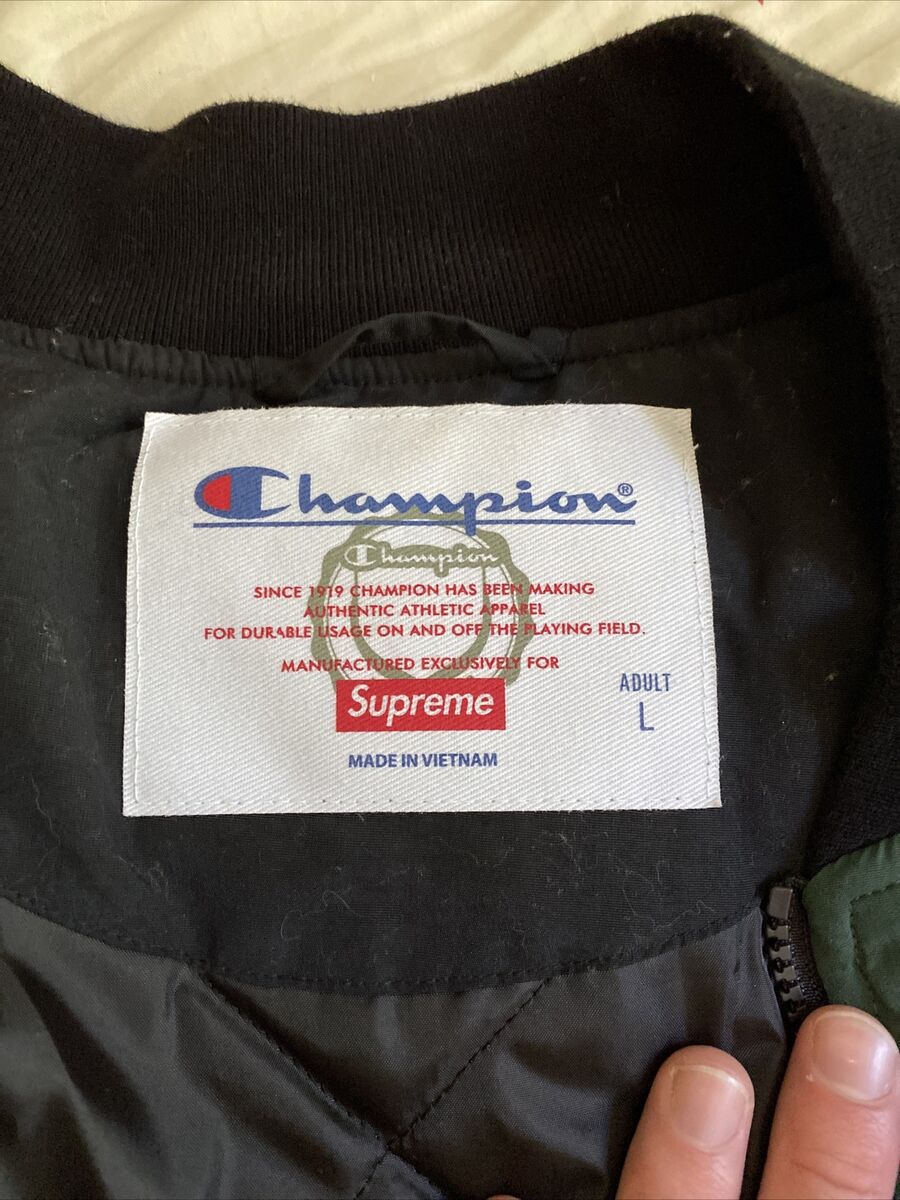 Supreme x Champion Color Blocked Jacket, Size L, | eBay Supreme x Champion Color Blocked Jacket, Size L, | eBay