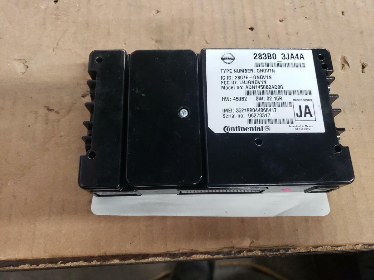 16 INFINITI QX60 Communication; (telephone), Module ID 16 INFINITI QX60 Communication; (telephone), Module ID