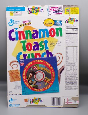 Vintage 1999 General Mills CINNAMON TOAST CRUNCH Toy Story 2 CD