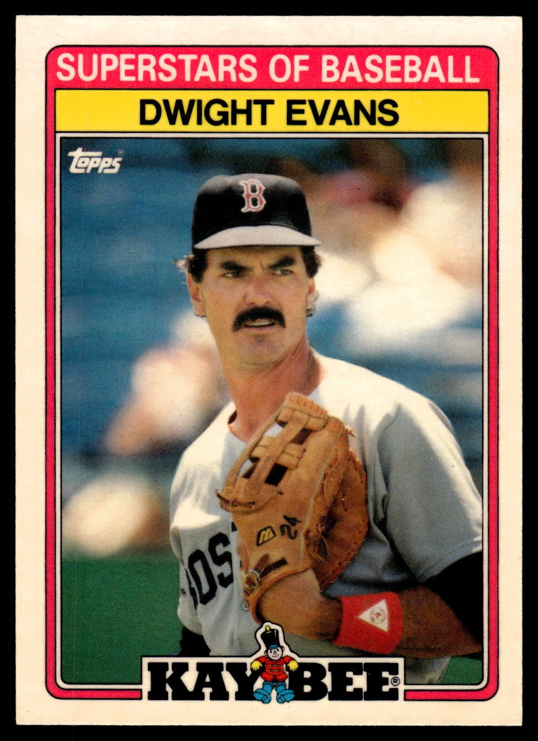 1989 Topps Kay-Bee Superstars of Baseball #10 Dwight Evans