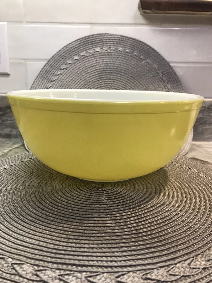 Large pyrex mixing hot sale bowl